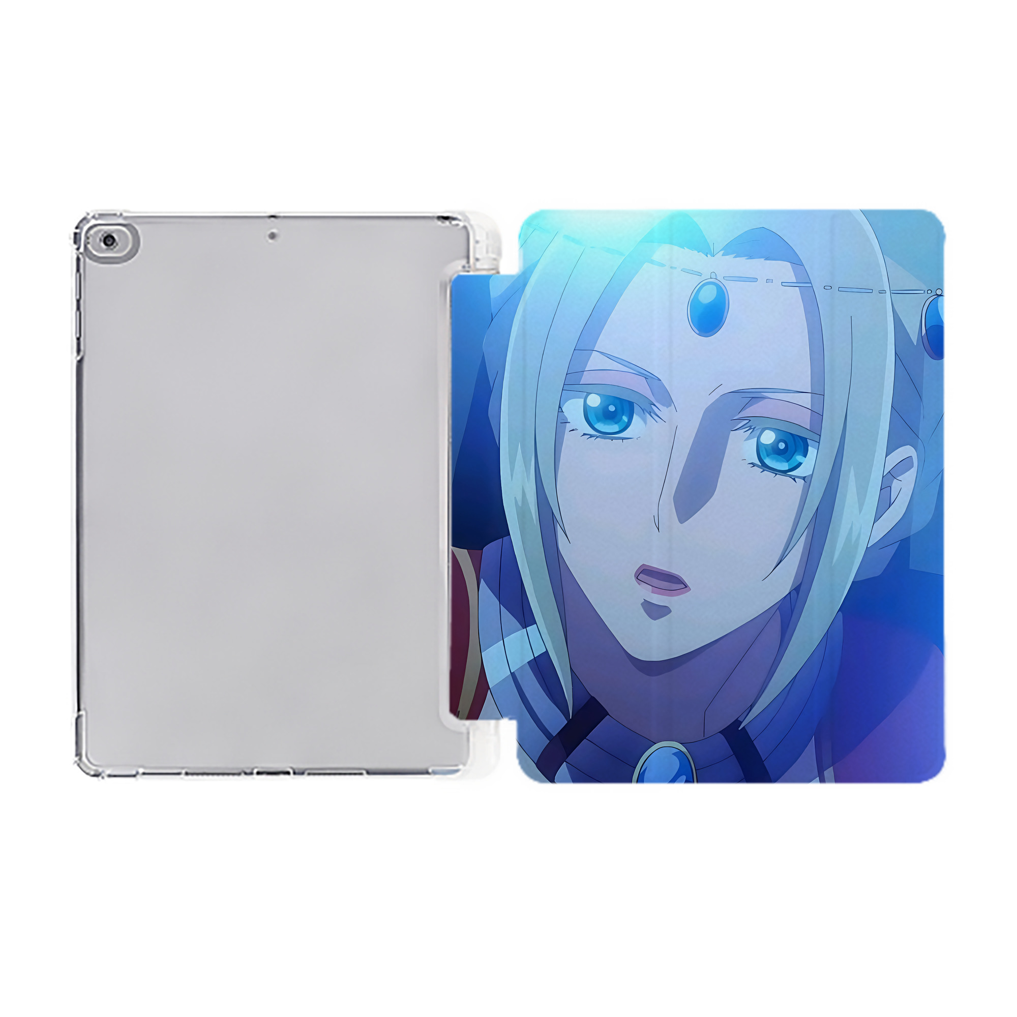 （画像用） 薬屋のひとりごと The Apothecary Diaries IPad ケース ペン収納付き 三つ折りスタンド PUレザー×シリコン 対応機種9.5/10.5/10.9インチ